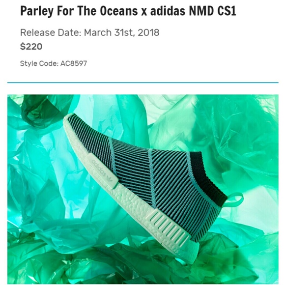 Adidas NMD CS1 x Parley (Parley Green/White)💯🔥 - Picture 4 of 7